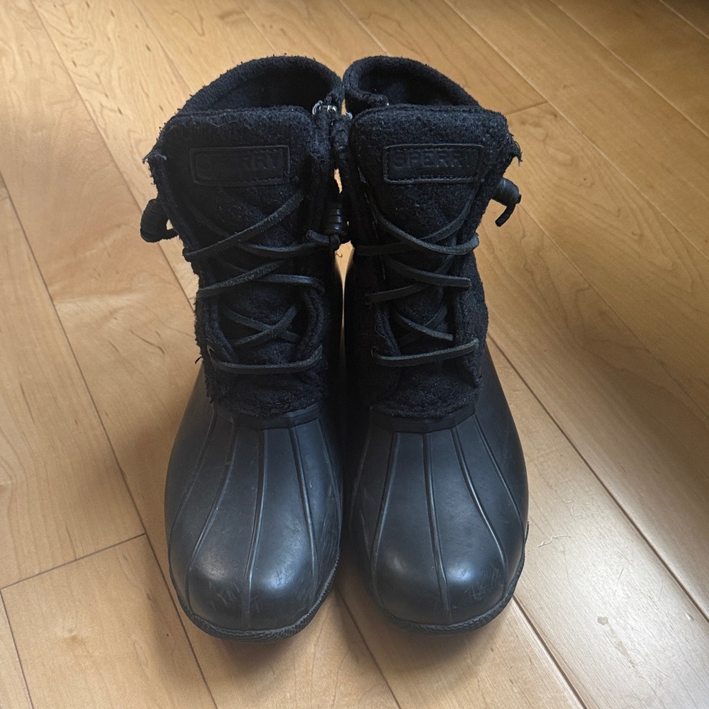 Sperry Black Waterproof Boots